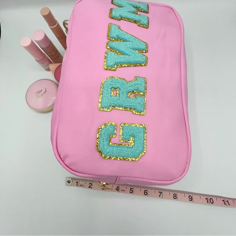 NEW Large Pink Makeup/Skincare Bag “GET READY WITH ME” - Picture 6 of 7